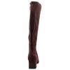 CAPRICE 25547 KNEE HIGH BOOT - BROWN SUEDE